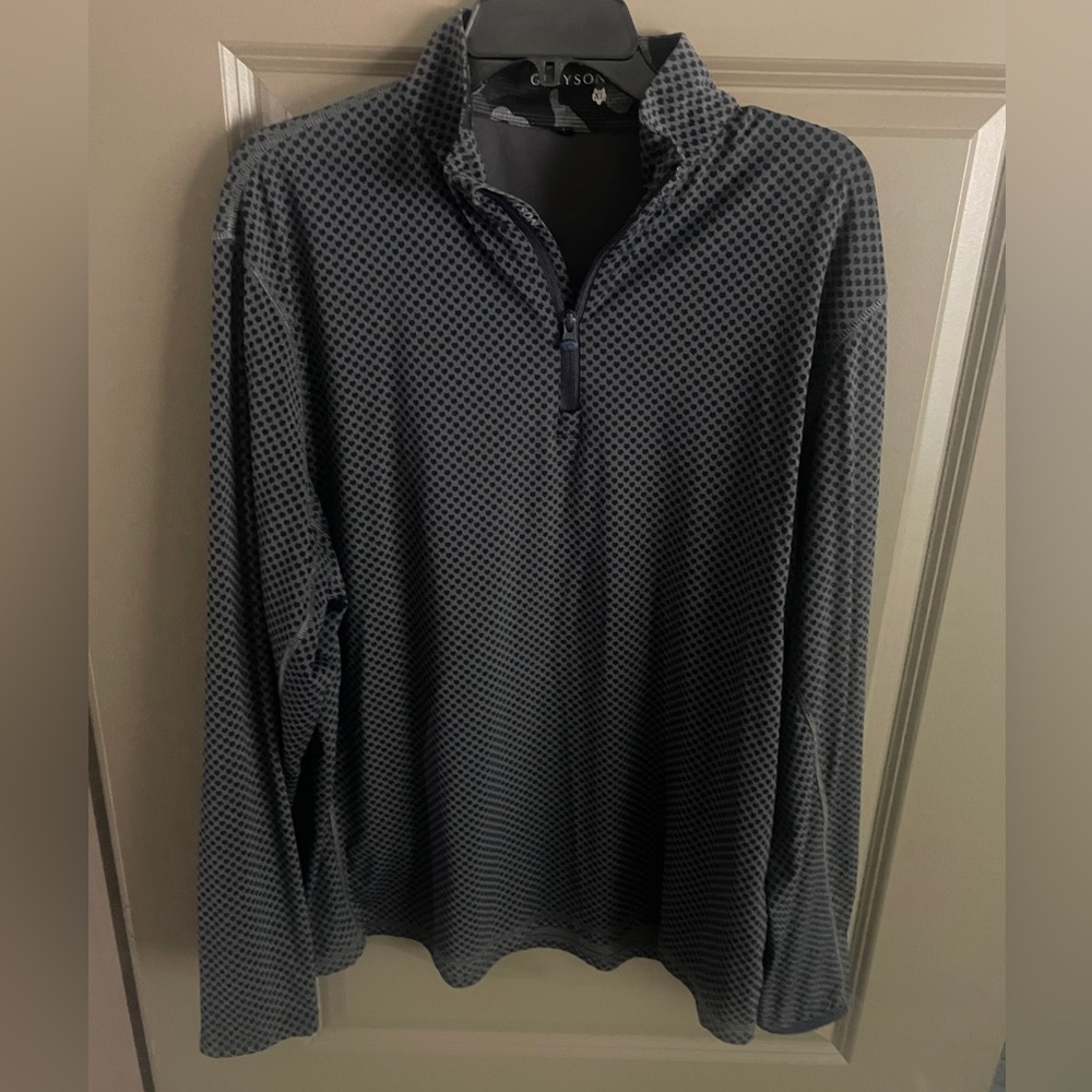Greyson 1/4 zip seldom worn XL, dark dark blue and grey